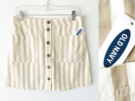 Old navy button front skirt sale