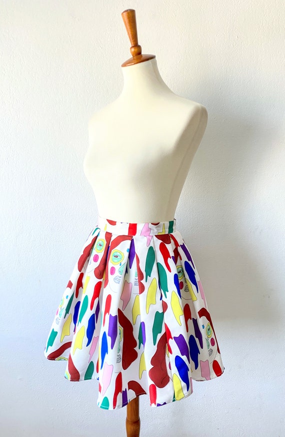 Novelty Print Skirt | ANNAKIKI Skirt | Surreal Sk… - image 9