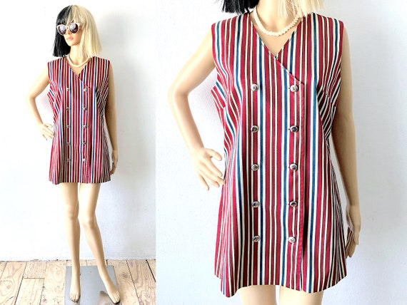 Vintage Mod Minidress | Summer Shift Dress | Retr… - image 1