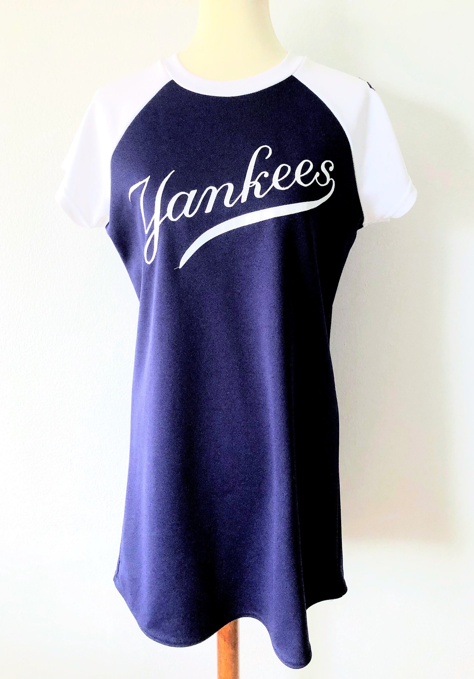Vintage NY Yankees Dress Jersey Team Dress Yankees Cheer Dress Etsy