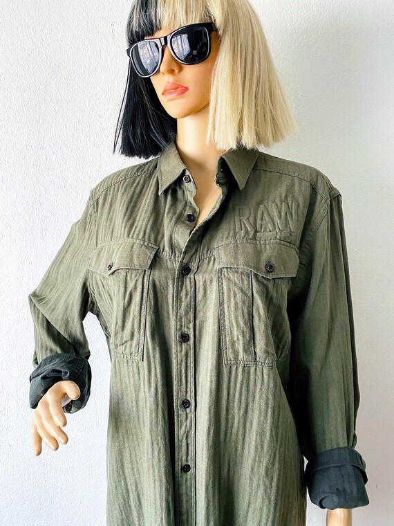 G-STAR RAW Button Front Shirt | Military Style Sh… - image 3