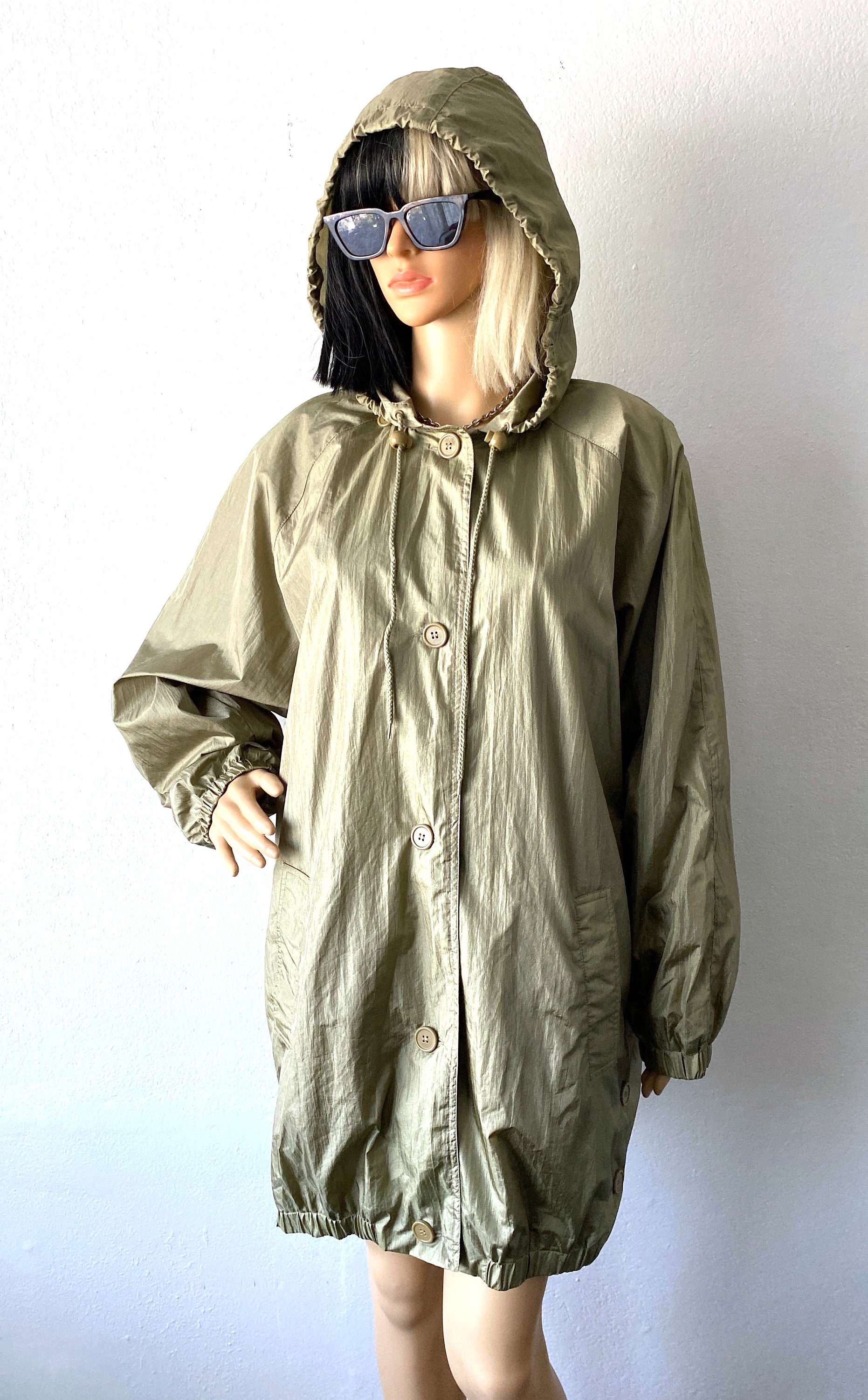 Vintage Oversized 90s Windbreaker | Nylon Jacket | Baggy