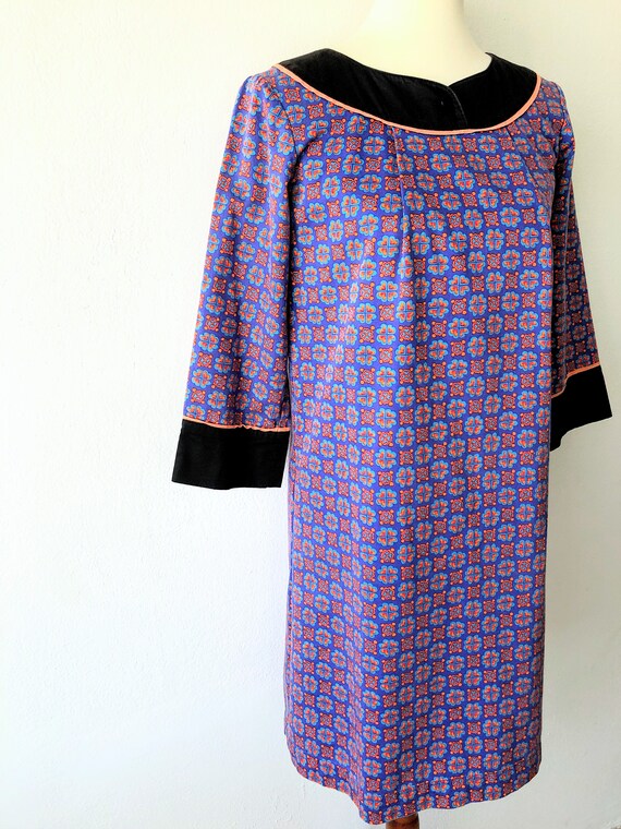 Vintage LAURA ASHLEY Dress | Geometric Dress | Mo… - image 6