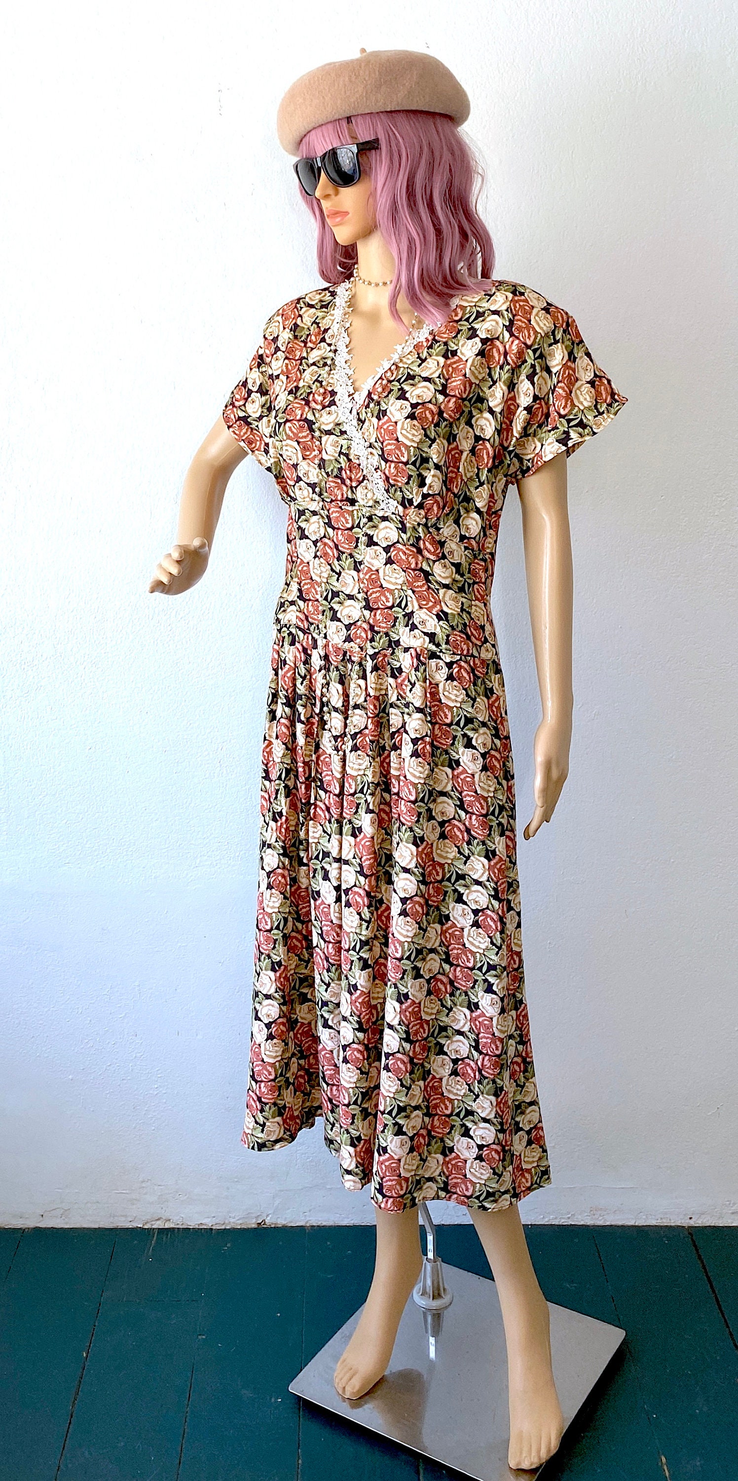 Treat ürself Floral vintage like dress Floral vintage like dress 【Treat urself】