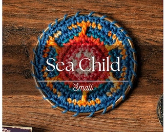 Sea Child, Small, Ponyo-Inspired Crochet Wall Hanging Decor - Comfort Character Limited Collection