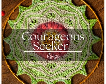Courageous Seeker, Large, Chihiro-Inspired Crochet Wall Hanging Decor - Comfort Character Limited Collection