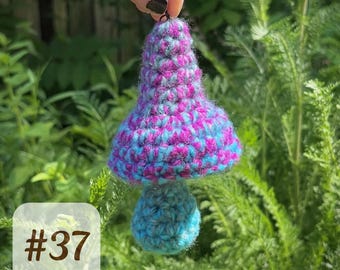 Fidget Mushroom #37 -  Sidewalk Sale - Silent Sensory Fidget Keychain