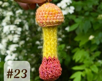 Fidget Mushroom #23 -  Sidewalk Sale - Silent Sensory Fidget Keychain