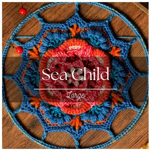 Sea Child, Large, Ponyo-Inspired Crochet Wall Hanging Decor - Comfort Character Limited Collection