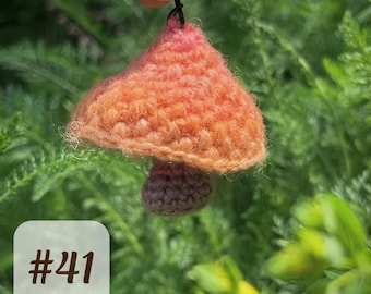 Fidget Mushroom #41 - Sidewalk Sale - Silent Sensory Fidget Keychain