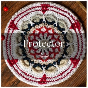 Protector, Large, San/Mononoke-Inspired Crochet Wall Hanging Decor - Comfort Character Limited Collection