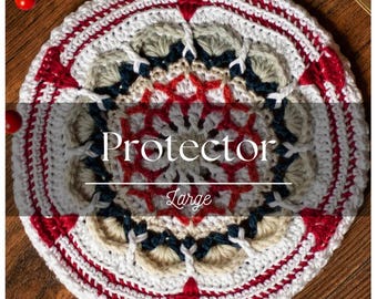 Protector, Large, San/Mononoke-Inspired Crochet Wall Hanging Decor - Comfort Character Limited Collection