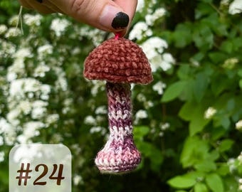 Fidget Mushroom #24 -  Sidewalk Sale - Silent Sensory Fidget Keychain