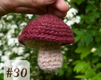 Fidget Mushroom #30 -  Sidewalk Sale - Silent Sensory Fidget Keychain