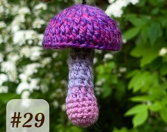 Fidget Mushroom #29 -  Sidewalk Sale - Silent Sensory Fidget Keychain