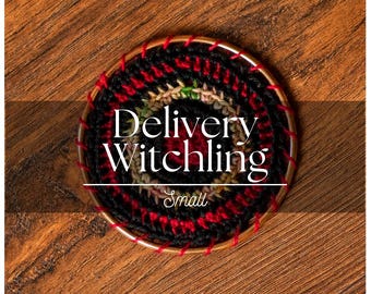 Delivery Witchling, Small, Kiki-Inspired Crochet Wall Hanging Decor - Comfort Character Limited Collection