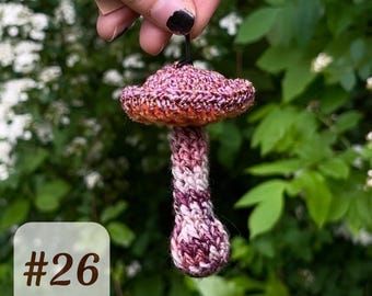 Fidget Mushroom #26 -  Sidewalk Sale - Silent Sensory Fidget Keychain