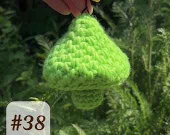 Fidget Mushroom #38 -  Sidewalk Sale - Silent Sensory Fidget Keychain