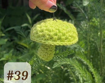 Fidget Mushroom #39 - Sidewalk Sale - Silent Sensory Fidget Keychain