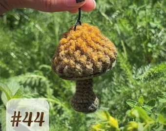 Fidget Mushroom #44 - Sidewalk Sale - Silent Sensory Fidget Keychain