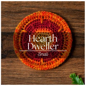 Hearth Dweller, Small, Calcifer-Inspired Crochet Wall Hanging Decor - Comfort Character Limited Collection