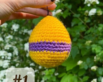 Squishy Egg #1 - Sidewalk Sale- Silent Sensory Fidget Keychain