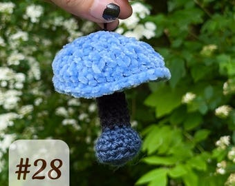 Fidget Mushroom #28 -  Sidewalk Sale - Silent Sensory Fidget Keychain
