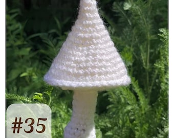 Fidget Mushroom #35 - Sidewalk Sale - Silent Sensory Fidget Keychain