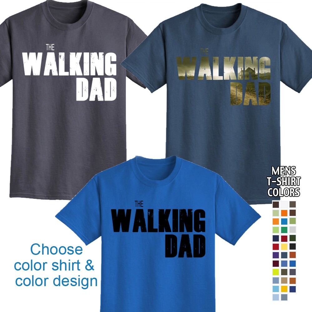 The Walking Dad Classic Fit Men's T-shirt Great Gift for - Etsy