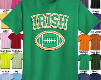 Irish Football design T-Shirt - Adult Unisex - We carry sizes S - 5XL in 30 Colors!