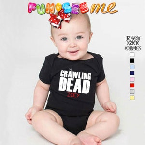 The Crawling Dead Bodysuit Girls Personalized with Name image 2