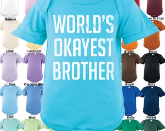 Der Welt Okayest Bruder Bodysuit - Boys / Girls