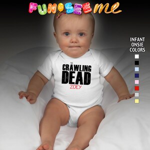 The Crawling Dead Bodysuit Girls Personalized with Name image 3