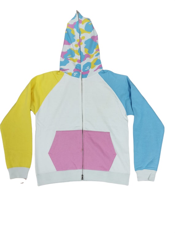 OG Bape Ian Connor Cotton Candy Camo Full Zip Hoodie - Etsy UK