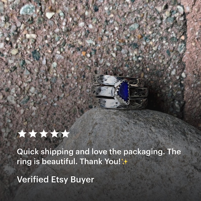 Custom Sea Glass Jewelry | Handmade with Lake Michigan Beach Glass | Sterling & Fine Silver Setting | Eco-Friendly Gift | Memorial Jewelry image 10