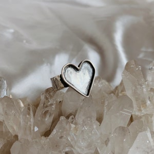 Chunky Sterling Silver Heart Ring - Bold. Playful. Handmade with Love