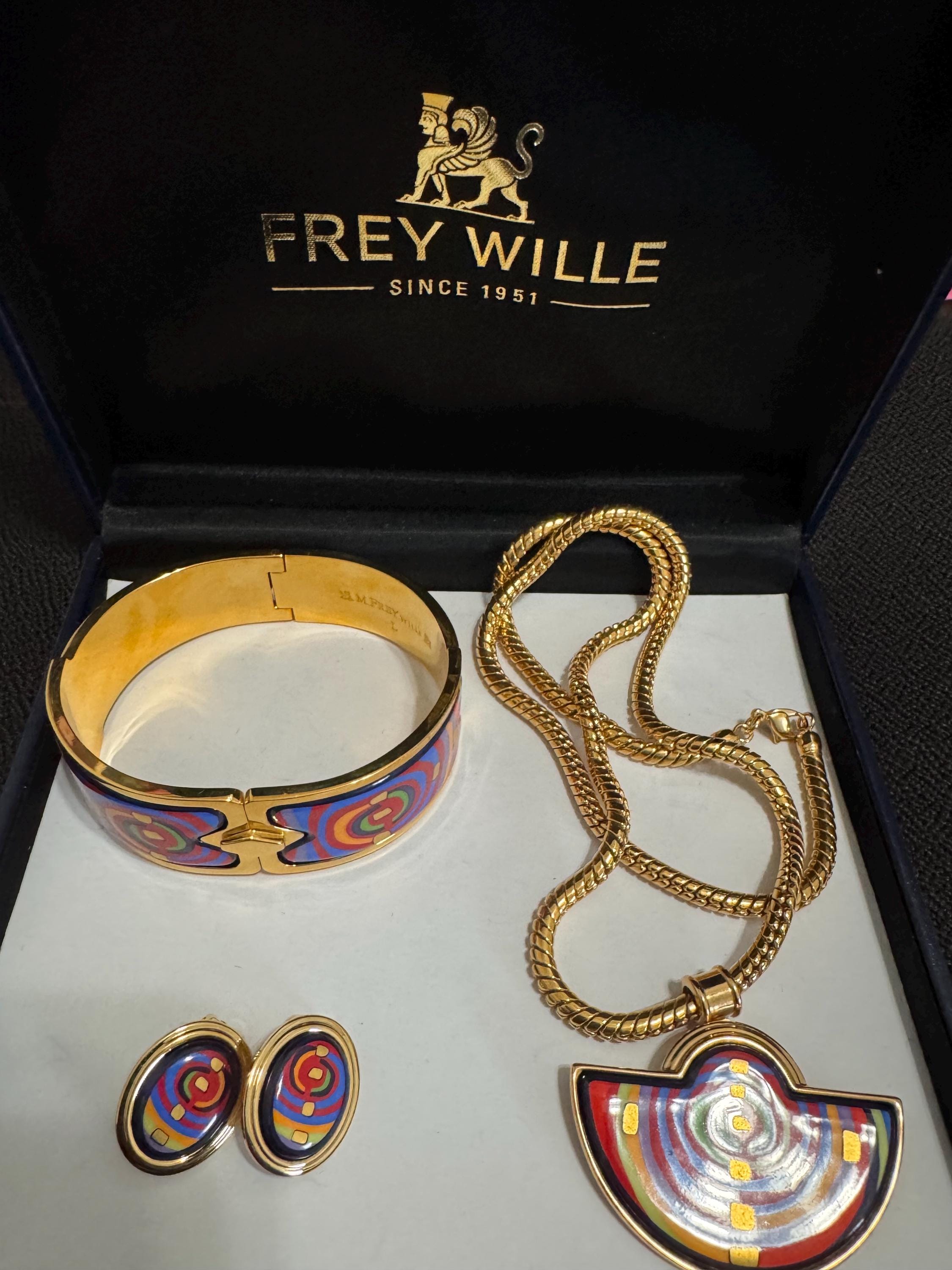 Frey Wille カラフルペンダントネックレス Frey Wille Necklace - Etsy