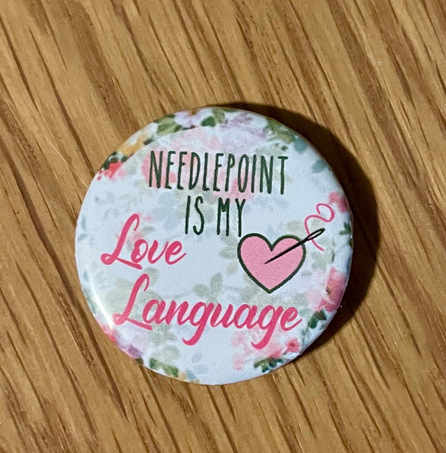 Needlepoint is my Love Language Needle Minder Magnet --Gift or Stocking  Stuffer