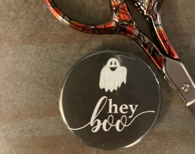 Hey Boo Halloween Needle Minder Magnet - Great gift