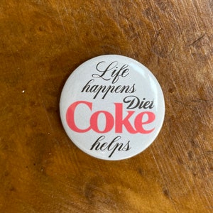 Life happens. Diet Coke helps! Needle Minder Magnet --Gift or Stocking Stuffer for Stitchers