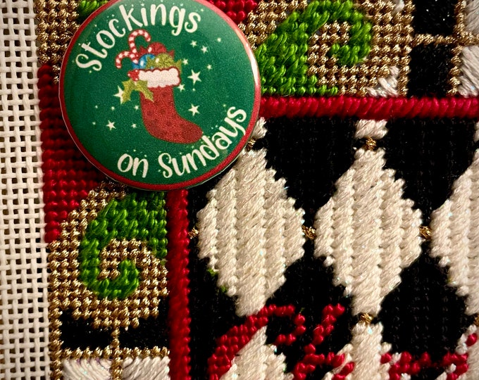 Stockings on Sundays Needle Minder Magnet