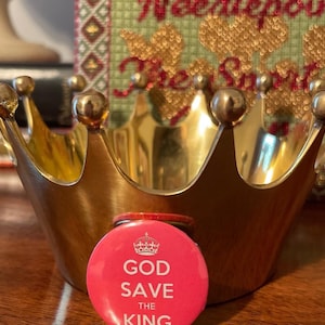 God Save the King - King Charles III Needle Minder Magnet --Gift or Stocking Stuffer for Stitchers