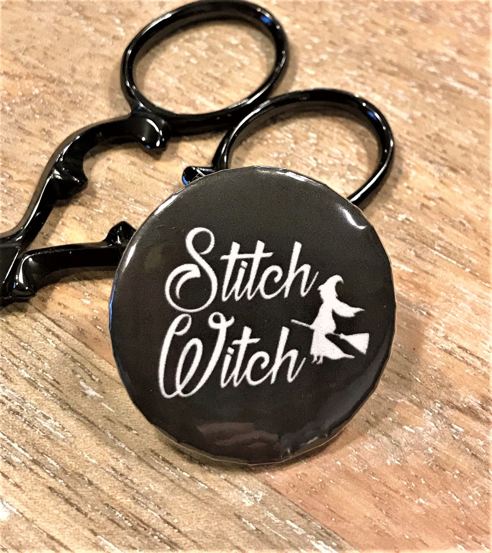 Stitch Witch Halloween Needle Minder Magnet --Gift or Stocking Stuffer for  Stitchers