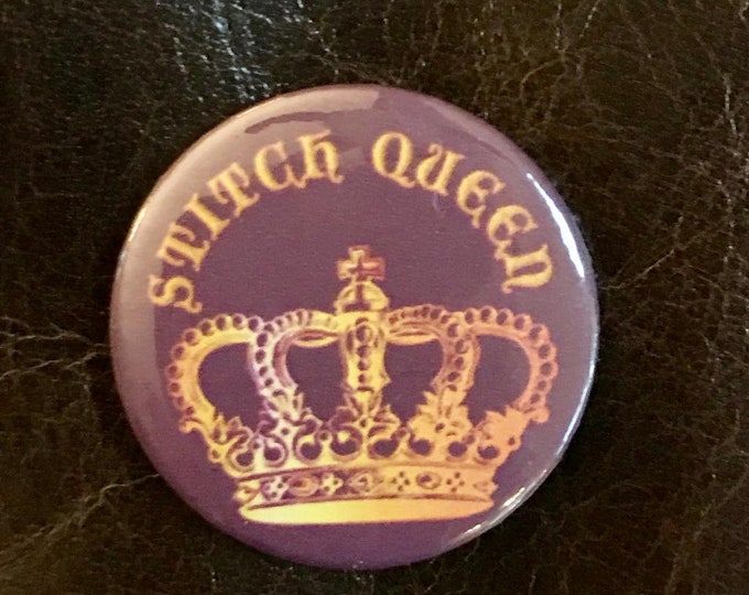 Stitch Queen Needle Minder Magnet --Gift or Stocking Stuffer for Stitchers