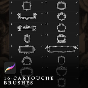 Cartographer Studio Map Making Toolkit (PROCREATE Brushes and Assets for Historical, Fantasy and RPG Maps) image 5