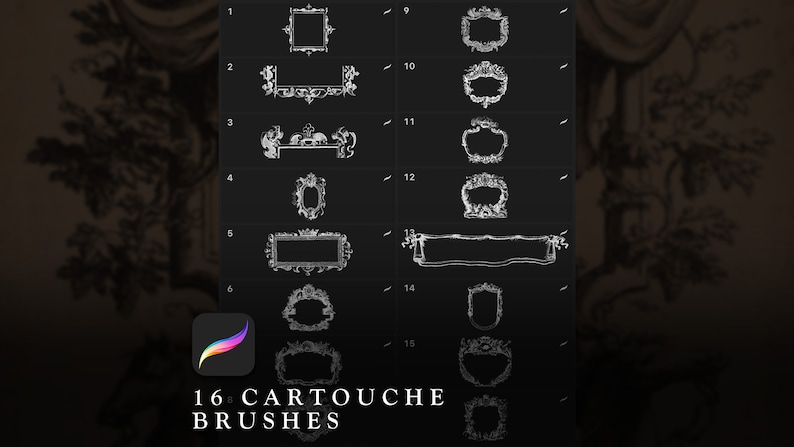 Cartographer Studio Map Making Toolkit (PROCREATE Brushes and Assets for Historical, Fantasy and RPG Maps) image 5
