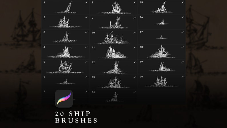 Cartographer Studio Map Making Toolkit (PROCREATE Brushes and Assets for Historical, Fantasy and RPG Maps) image 10