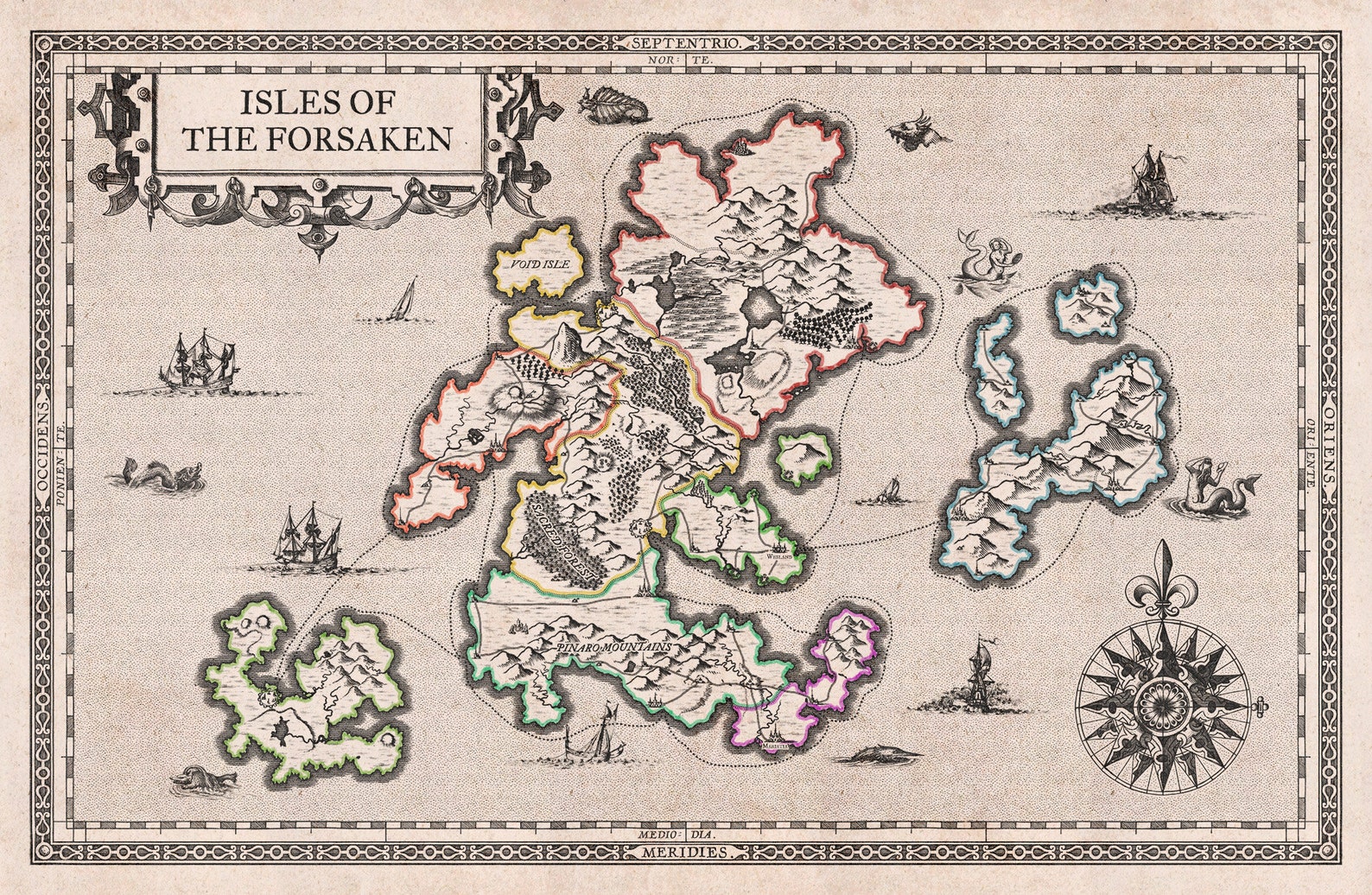 Mountains Brush Pack. procreate Brushes for Fantasy Maps Etsy