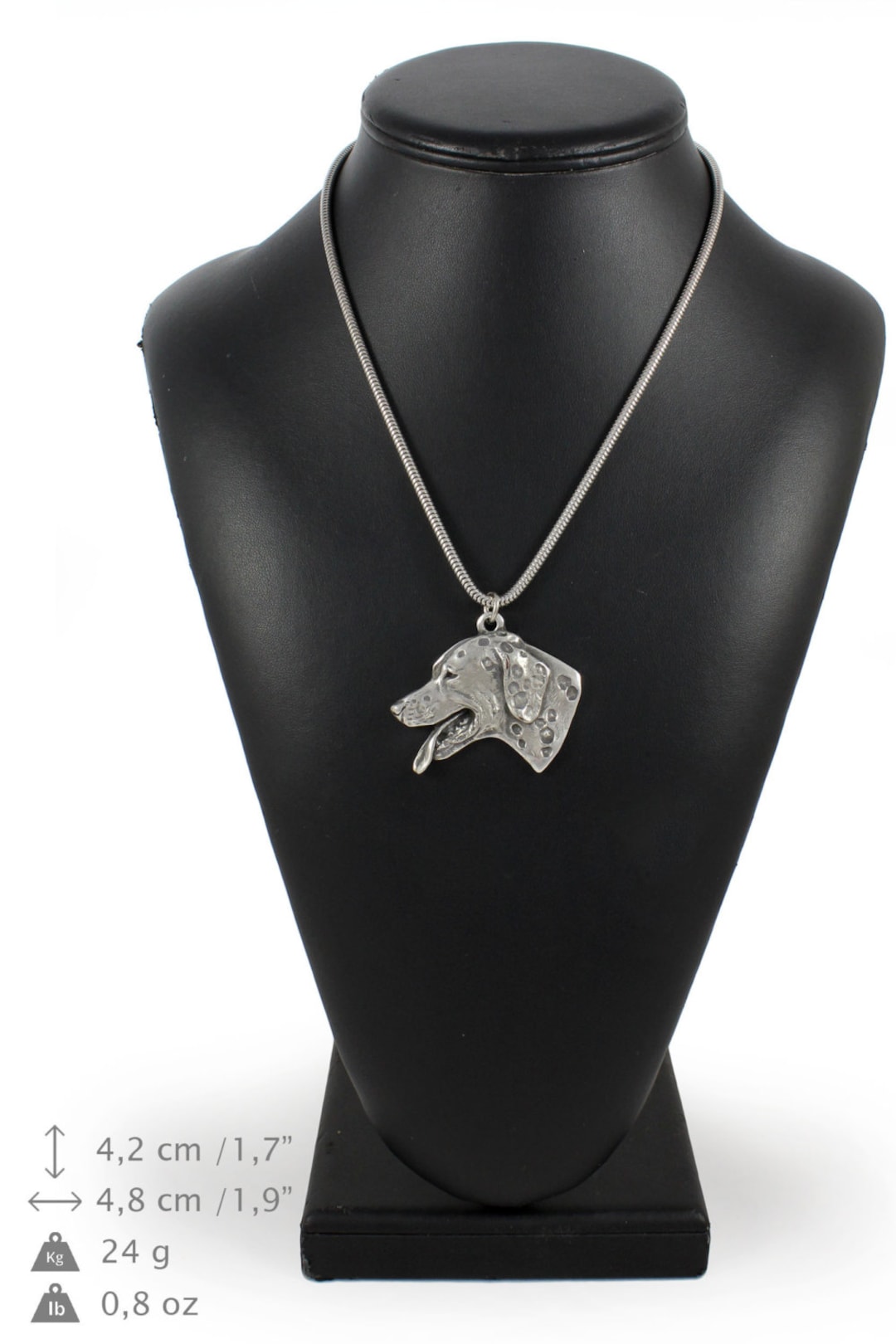 Collana in argento sterling con motivo dalmata - Italia