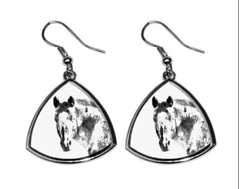 Appaloosa, collection of earrings with images of purebred horses, unique gift. Collection!